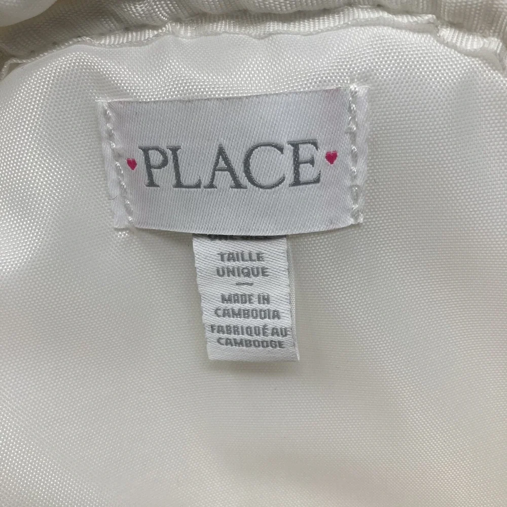 The Children's Place Girls White Faux Fur Sequin Small Backpack‎